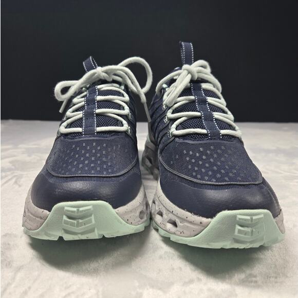Skechers Womens 8.5 Glide Step Trail Outdoor All Terrain Navy Blue EUC - Picture 4 of 9